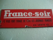 Ancienne plaque émaillée d'occasion  Bourgueil
