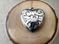 Silver tone heart for sale  Camino