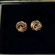 Pair 9ct gold for sale  LITTLEHAMPTON