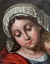 Antique painting virgin d'occasion  Expédié en Belgium