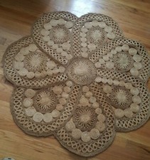 Round jute rag for sale  Kansas City