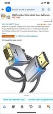 Adaptador de cabo HDMI para VGA 6 pés anti-interferência banhado a ouro 1080P comprar usado  Enviando para Brazil