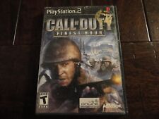 Call of Duty: Finest Hour (Sony PlayStation 2, 2004) sem manual comprar usado  Enviando para Brazil