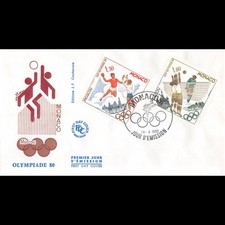 Fdc jeux olympiques d'occasion  Crécy-la-Chapelle