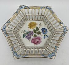 Porcelain reticulated floral for sale  LONDON