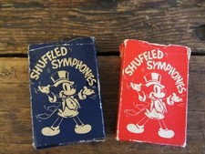 Vintage Disney Mickey Mouse Jogo de Cartas Sinfonias Embaralhadas (AZUL) comprar usado  Enviando para Brazil