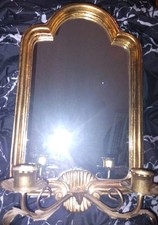 Wandspiegel kerzenhalter gold gebraucht kaufen  Rosenheim