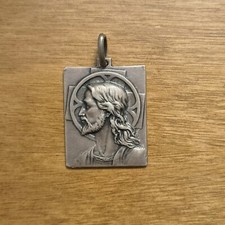 Medaglia gesù argento usato  Roma