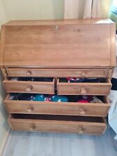 Vintage pine bureau for sale  BIRMINGHAM