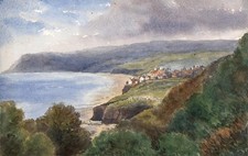 Antique watercolour painting for sale  UK
