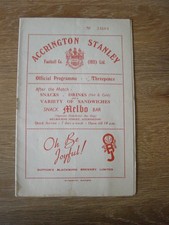 1953 accrington stanley for sale  EDINBURGH
