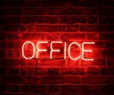 Office red acrylic for sale  USA