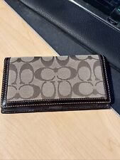 Coach signature checkbook for sale  Brooklyn