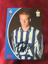 Autogramm patric andersson usato  Tivoli