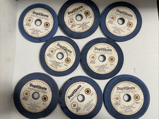 Conjunto de 8 rodas de afiar bola de fogo rebolo azul duplicado 5 3/4" na caixa, usado comprar usado  Enviando para Brazil
