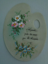Carte celluloïd peinte d'occasion  Puy-Guillaume