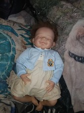Boneca Reborn Toby Morgan ADG Pesada Bebê Menino Ashton Drake Galleries , usado comprar usado  Enviando para Brazil