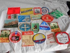 Etiquettes bagages vintage d'occasion  Bais