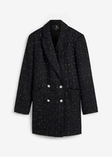 Bouclé longblazer glitzerfäd gebraucht kaufen  Deutschland