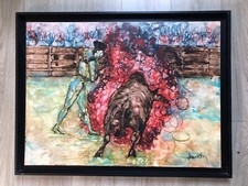 Hst tableau tauromachie d'occasion  Ham