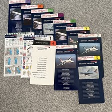 Airline safety cards for sale  SOLIHULL