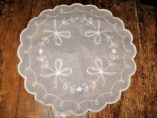 Napperon rond tissu d'occasion  Auneau