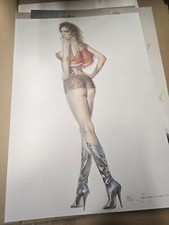 Litografia Hajime Sorayama, assinada e certificada 14/125 comprar usado  Enviando para Brazil