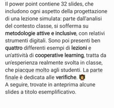 Modello lezione simulata usato  Roma