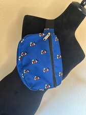 Bolsa de cintura Loungefly Disney Mickey Mouse padrão azul - achado raro comprar usado  Enviando para Brazil