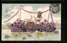 Präge dampfschiff blumen gebraucht kaufen  Berlin