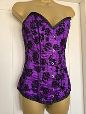 Purple long overbust for sale  ALTRINCHAM