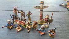 Lineol indianer cowboys gebraucht kaufen  Schöneiche