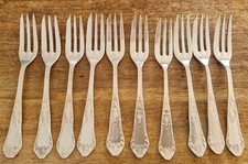 Alte versilberte kuchengabeln gebraucht kaufen  Warendorf