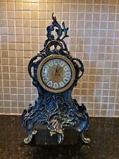 Vintage blue gold for sale  LONDON