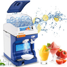 Usado, Maquina elétrica comercial picadora de hielo 300W ajustável 200 kg por hora comprar usado  Enviando para Brazil