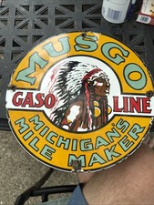 Musgo porcelain sign for sale  Clarksville