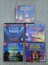(5) Stuart Woods CD Audio Books Lot Ex-Library Copies Various Titles comprar usado  Enviando para Brazil