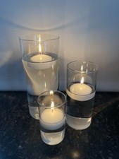 Set hurricane vases for sale  NEWCASTLE