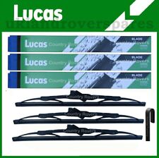 CONJUNTO DE LIMPADOR DE PARA-BRISA LAND ROVER DEFENDER 90/110 13" DIANTEIRO E TRASEIRO (LUCAS) comprar usado  Enviando para Brazil