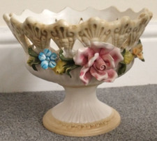 Vintage capodimonte pedestal for sale  TELFORD
