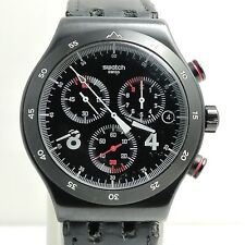 Relógio masculino Swatch Swiss Blackie V8 cronógrafo DEEPER WHEARB HIGHER FWD49ARB7 comprar usado  Enviando para Brazil