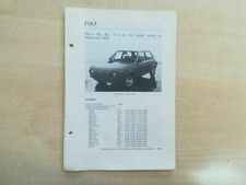 Fiat Ritmo 60 65 75 Technical Data Repair Manual Handbuch Instrukcja Naprawy, używany na sprzedaż  PL