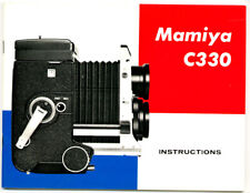 Mamiya c330 instruction for sale  ST. NEOTS