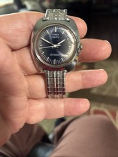 VINTAGE Timex Dynabeat relógio elétrico masculino com pulseira de torção Speidel comprar usado  Enviando para Brazil