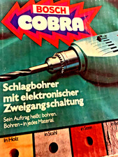 Schlagbohrer bosch cobra gebraucht kaufen  Hamburg