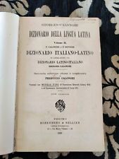 Dizionario georges calonghi usato  Rosa