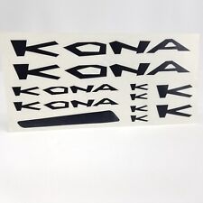 Conjunto de adesivos Kona quadro bicicleta ciclismo preto mountain bike MTB  comprar usado  Enviando para Brazil