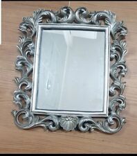 Ornate silver mirror for sale  SOUTHAMPTON