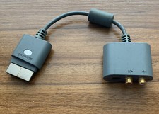 Adaptador de áudio óptico/RCA ORIGINAL Microsoft XBox 360 fabricante de equipamento original X808221-001 toslink -A- comprar usado  Enviando para Brazil