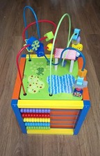 Wooden activity cube for sale  CRAWLEY